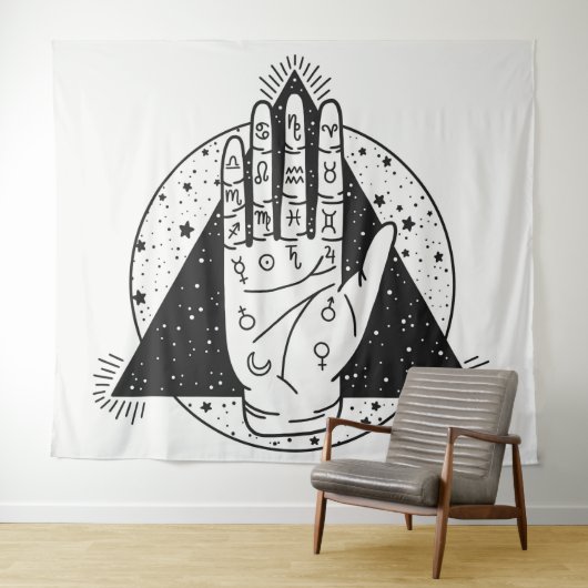 Palmitie Wandteppich (Beispiel (Horizontal))