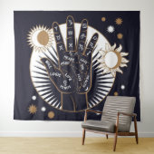 Palmitie Wandteppich (Beispiel (Horizontal))