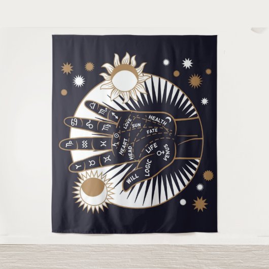 Palmitie Wandteppich (Vorderseite)