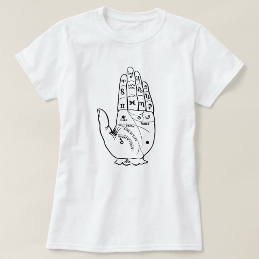 Palmitierhand T-Shirt (Design vorne)