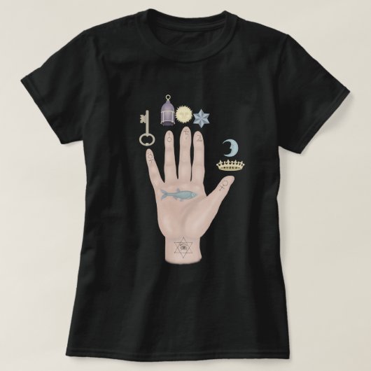 Palmitierhand T-Shirt (Design vorne)