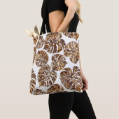 Palmmonstera nahtloses Muster Tasche (Von Nahem)