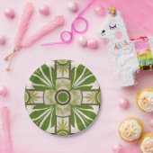 Palmmotif I Pappteller (Party)
