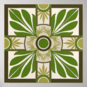 Palmmotif I Poster (Vorne)