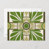 Palmmotif I Postkarte (Vorne/Hinten)