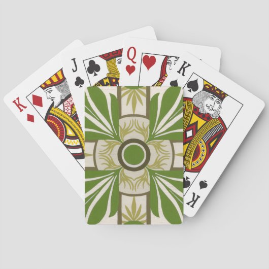 Palmmotif I Spielkarten (Rückseite)