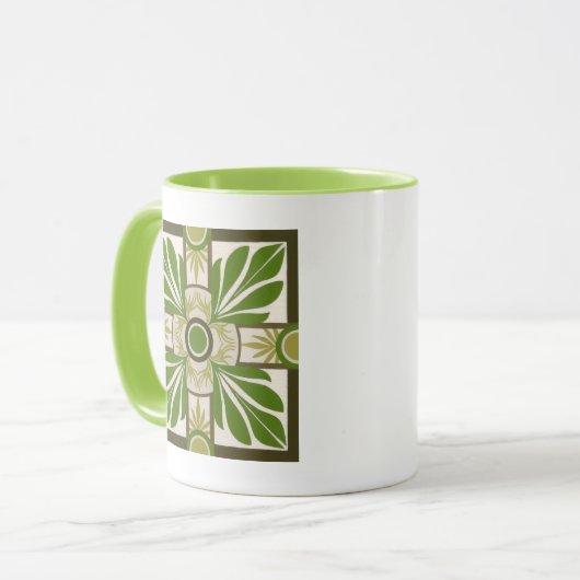 Palmmotif I Tasse (Vorderseite Links)