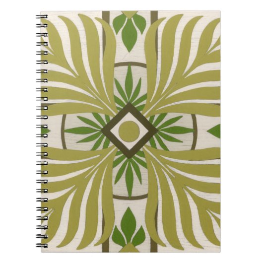 Palmmotif II Notizblock (Vorderseite)