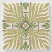 Palmmotif II Steinuntersetzer (Vorderseite)