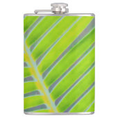 Palmmuster Flachmann (Vorderseite)