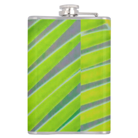 Palmmuster Flachmann (Rückseite)