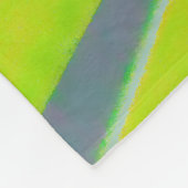 Palmmuster Fleecedecke (Ecke)