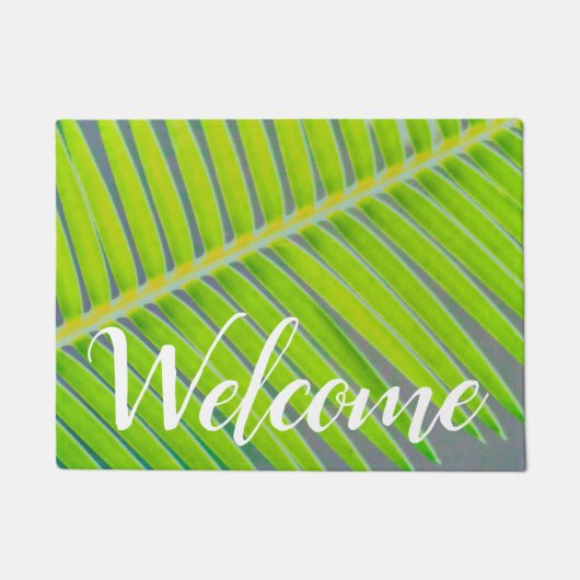 Palmmuster Fußmatte (Vorderseite)