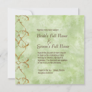 Palmparadies - Einladung zur Grünen Hochzeit