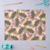 Palmparadies Gelb Seidenpapier (Basteln)