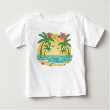 Palmparadies – Süßes tropisches Sommer-T-Shirt