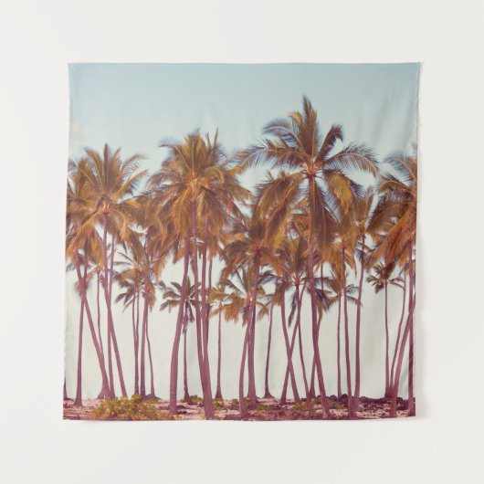 Palmplantage Wandteppich (Vorderseite)