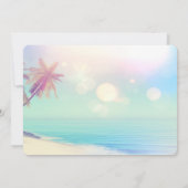 Palms Beach Seashells Retirement Party Einladung (Rückseite)