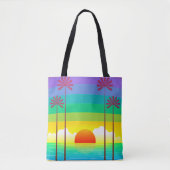 Palms Beach Tote Bag Tasche (Vorderseite)