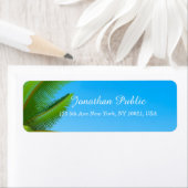 Palms Blue Sky Moderne elegante Handschrift-Vorlag (Insitu)