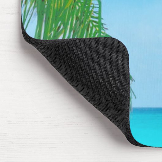 Palms Blue Sky Modernes Design Mousepad (Ecke)
