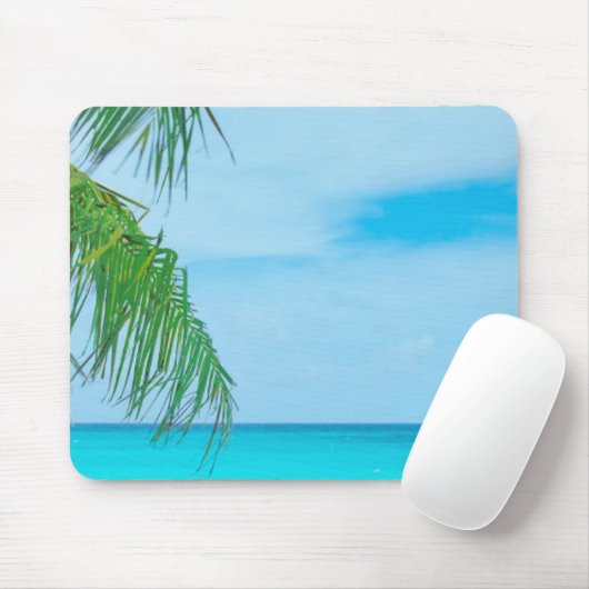 Palms Blue Sky Modernes Design Mousepad (Mit Mouse)