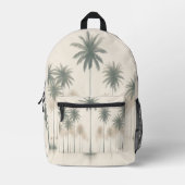 Palms Boulevard Bedruckter Rucksack (Vorderseite)