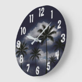 Palms Große Wanduhr (Winkel)