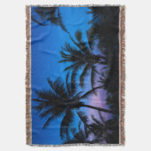 Palms Midnight Decke (Vorderseite Vertikal)