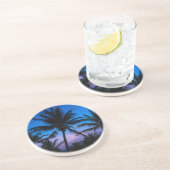 Palms Midnight Getränkeuntersetzer (Seite)