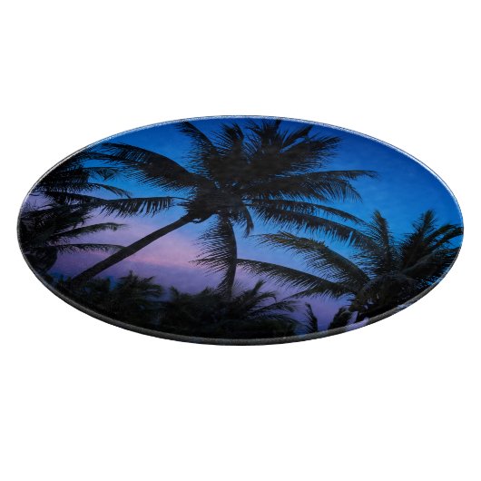 Palms Midnight Schneidebrett (Ecke)