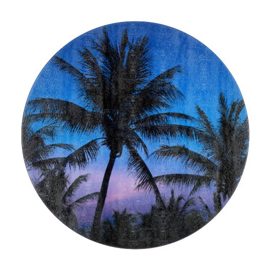 Palms Midnight Schneidebrett (Vorderseite)