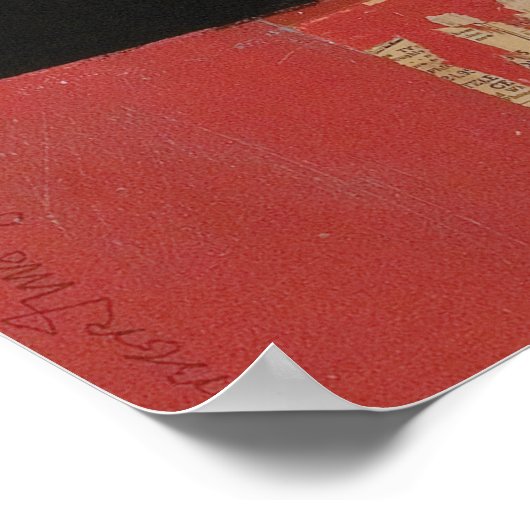 Palms Motor Hotel Print Poster (Ecke)