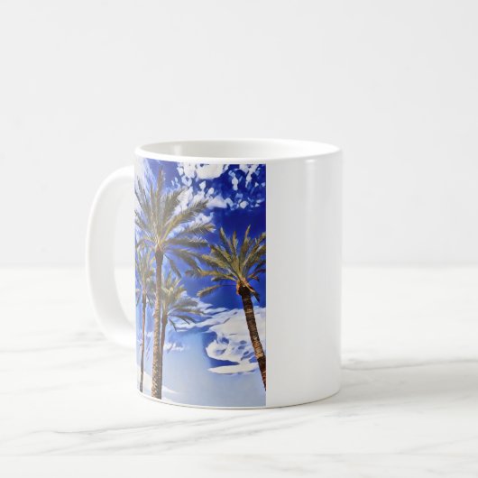 Palms-Perspektive Kaffeetasse (Vorderseite Links)