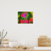 "Palms" Poster - Größe klein (17" x 13") (Küche)