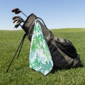Palms Print Golf Handtuch (Gras)