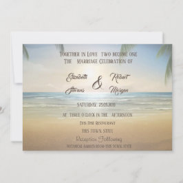 Palms Sunset Beach Einladung