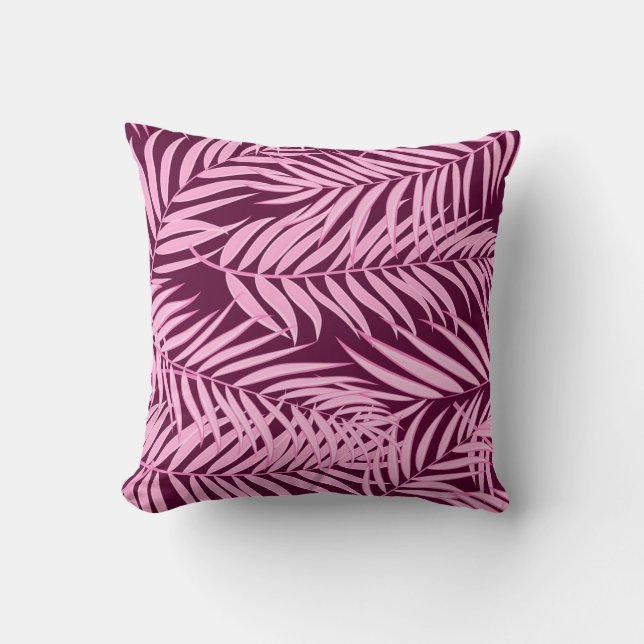 Palms Throw Kissen (Vorderseite)