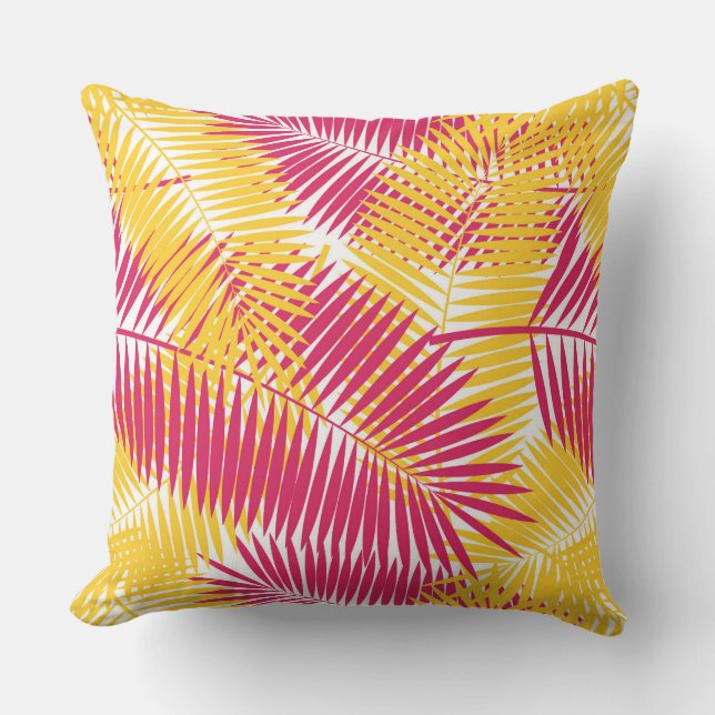Palms Throw Kissen (Vorderseite)