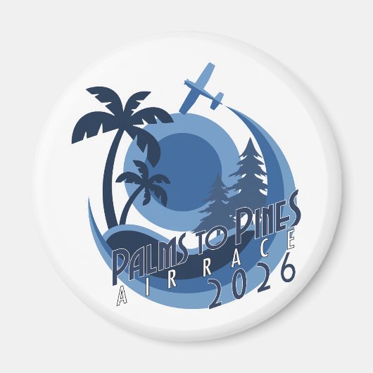 Palms To Pines Air Race 2026 Magnet (Vorne)