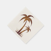 Palms Tree Serviette (Ecke)