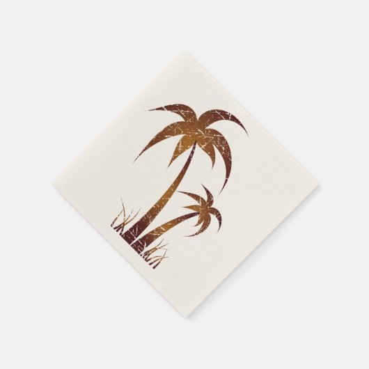 Palms Tree Serviette (Ecke)