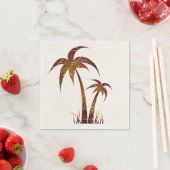 Palms Tree Serviette (Beispiel)