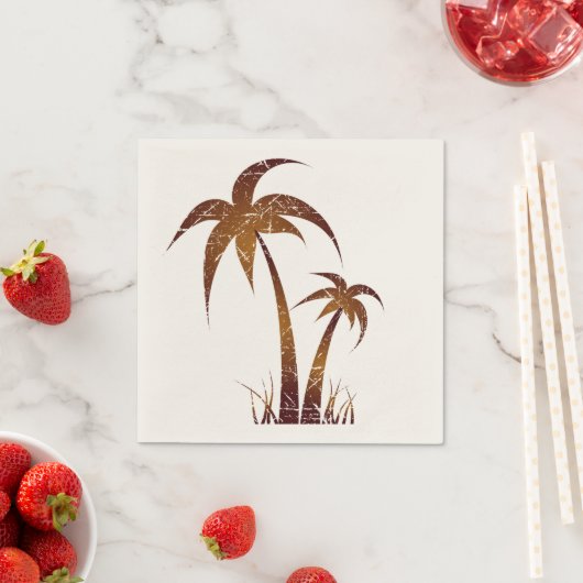 Palms Tree Serviette (Beispiel)