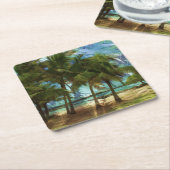 Palms und Ferns Paper Untersetzer (angewinkelt)