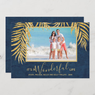 Palms Weihnachts-Foto Feiertagskarte