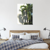Palmschatten Leinwanddruck (Insitu (Schlafzimmer))