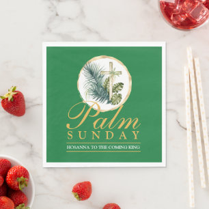 Palmsonntag Heilige Woche Papier Serviette
