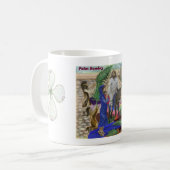 Palmsonntag Jesus auf Esel Kaffeetasse (Vorderseite Links)