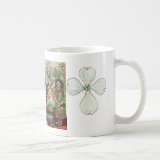 Palmsonntag Jesus auf Esel Kaffeetasse (Rechts)